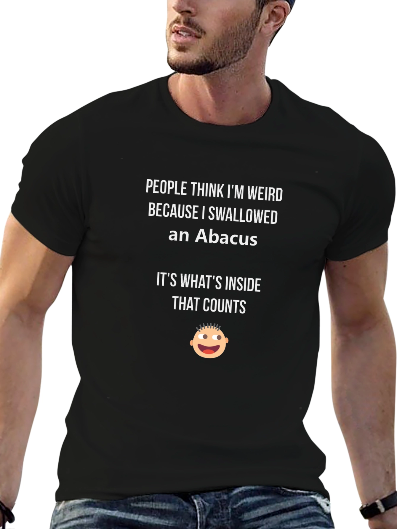 Funny Abacus T-Shirt: Its Whats Inside That Counts!