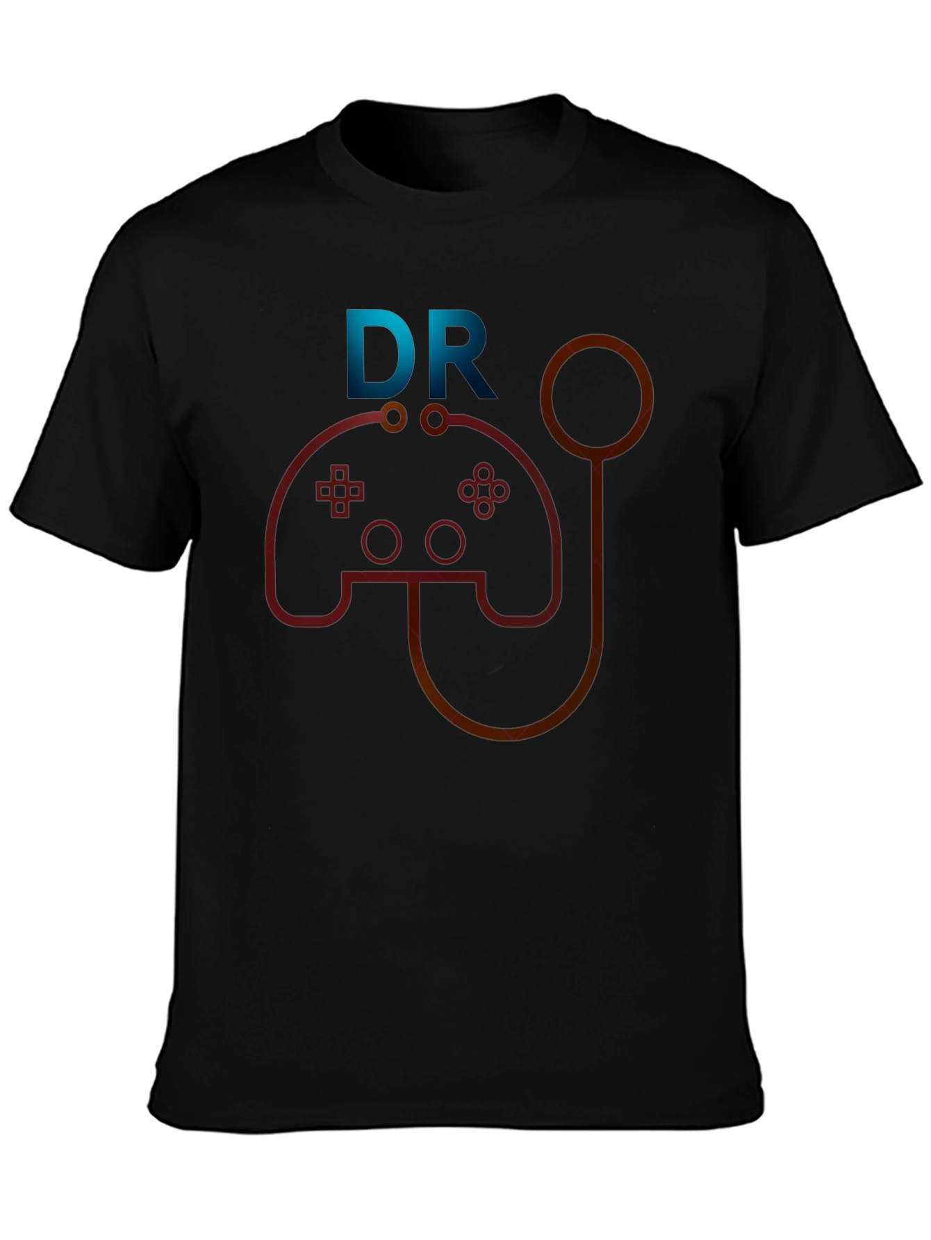 Gamer Doctor Graphic Tee - Novelty T-Shirt