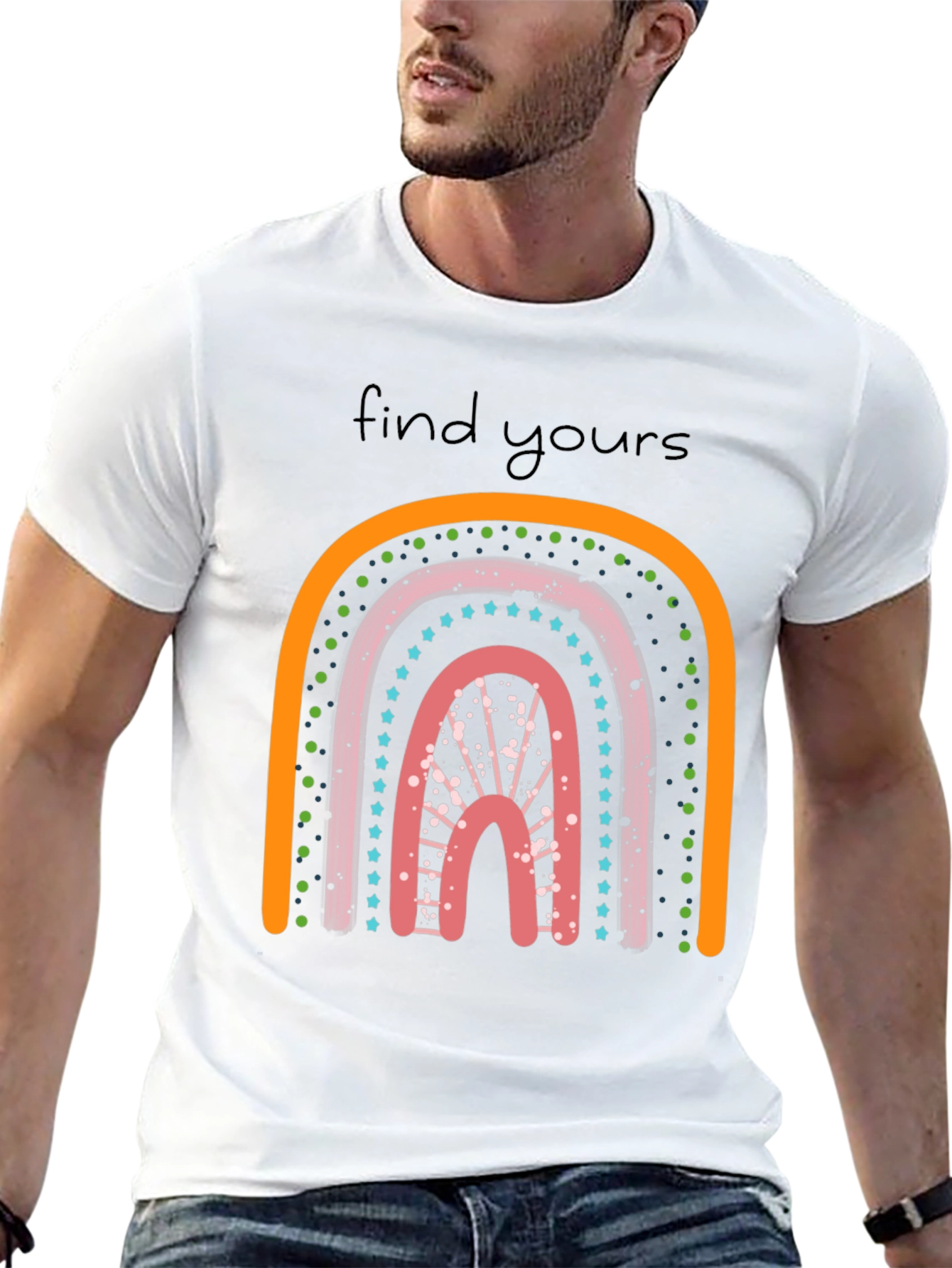 Find Yours Rainbow Graphic Tee