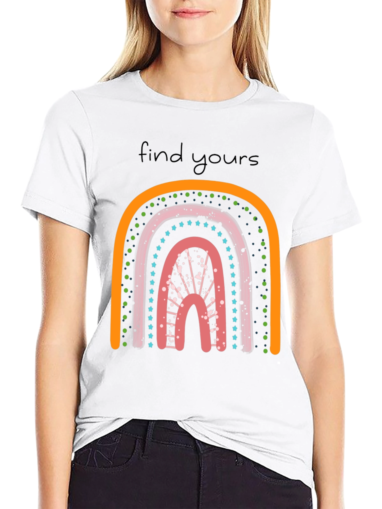 Find Yours Rainbow Graphic Tee