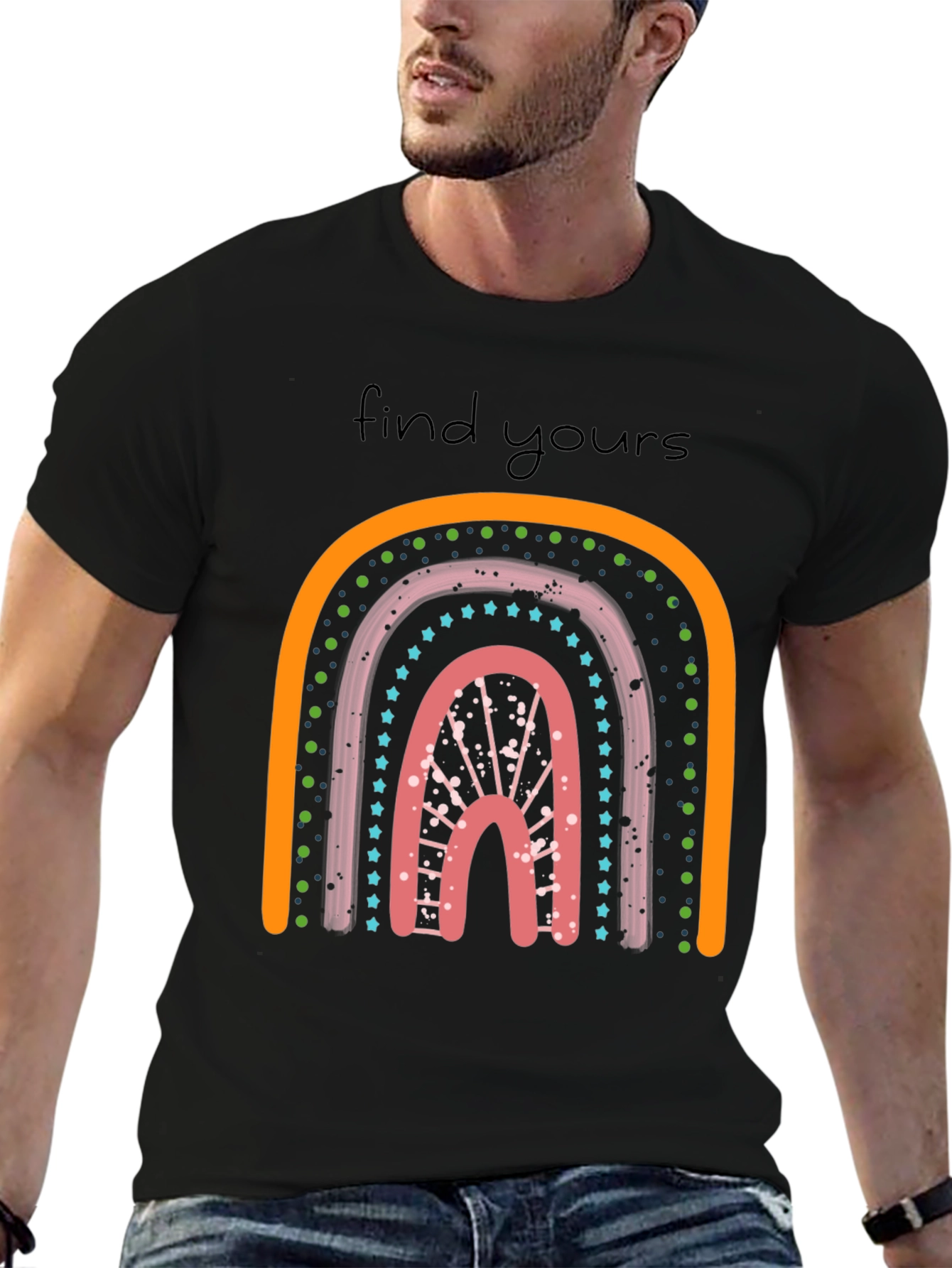 Find Yours Rainbow Graphic Tee