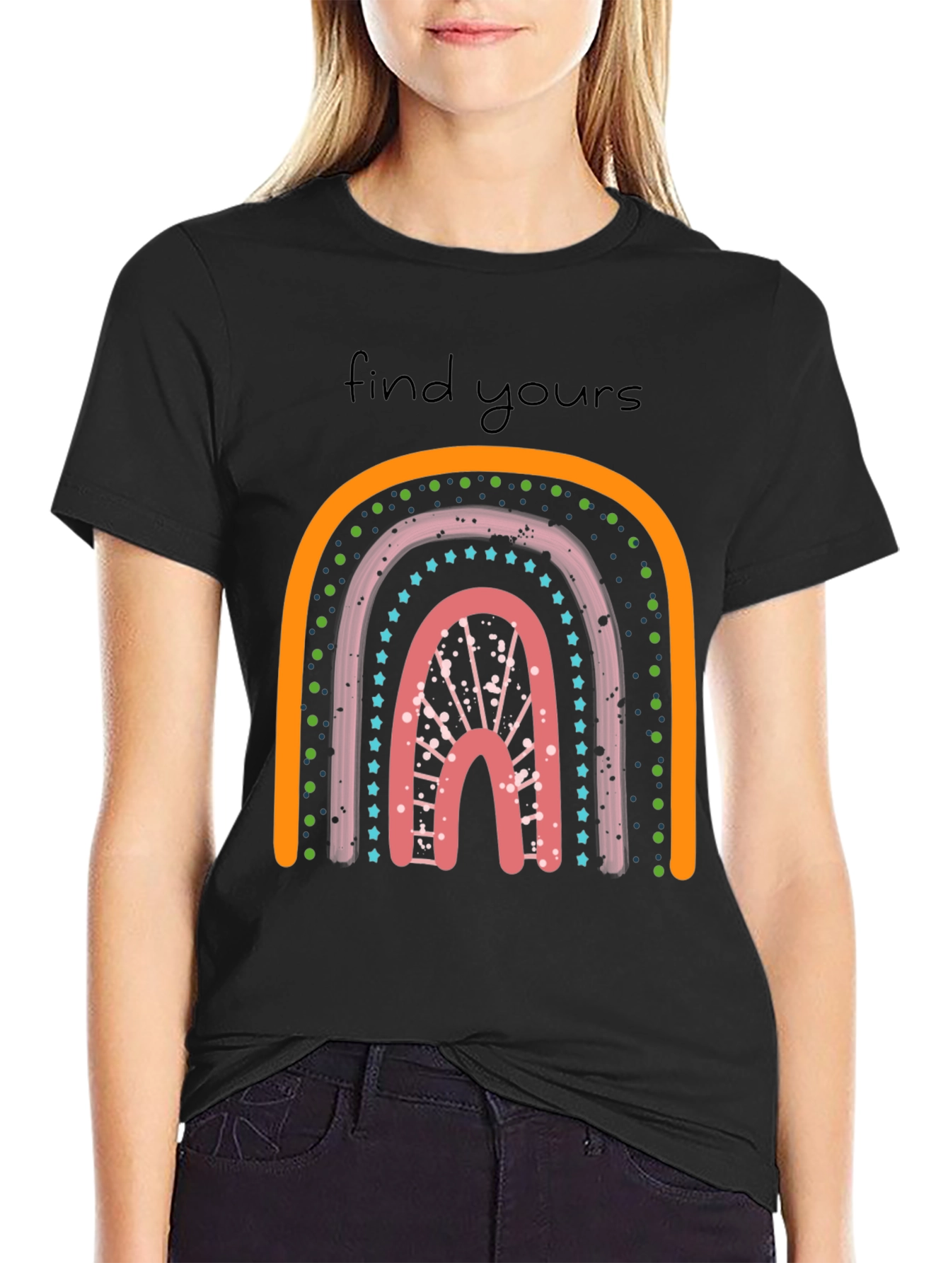 Find Yours Rainbow Graphic Tee