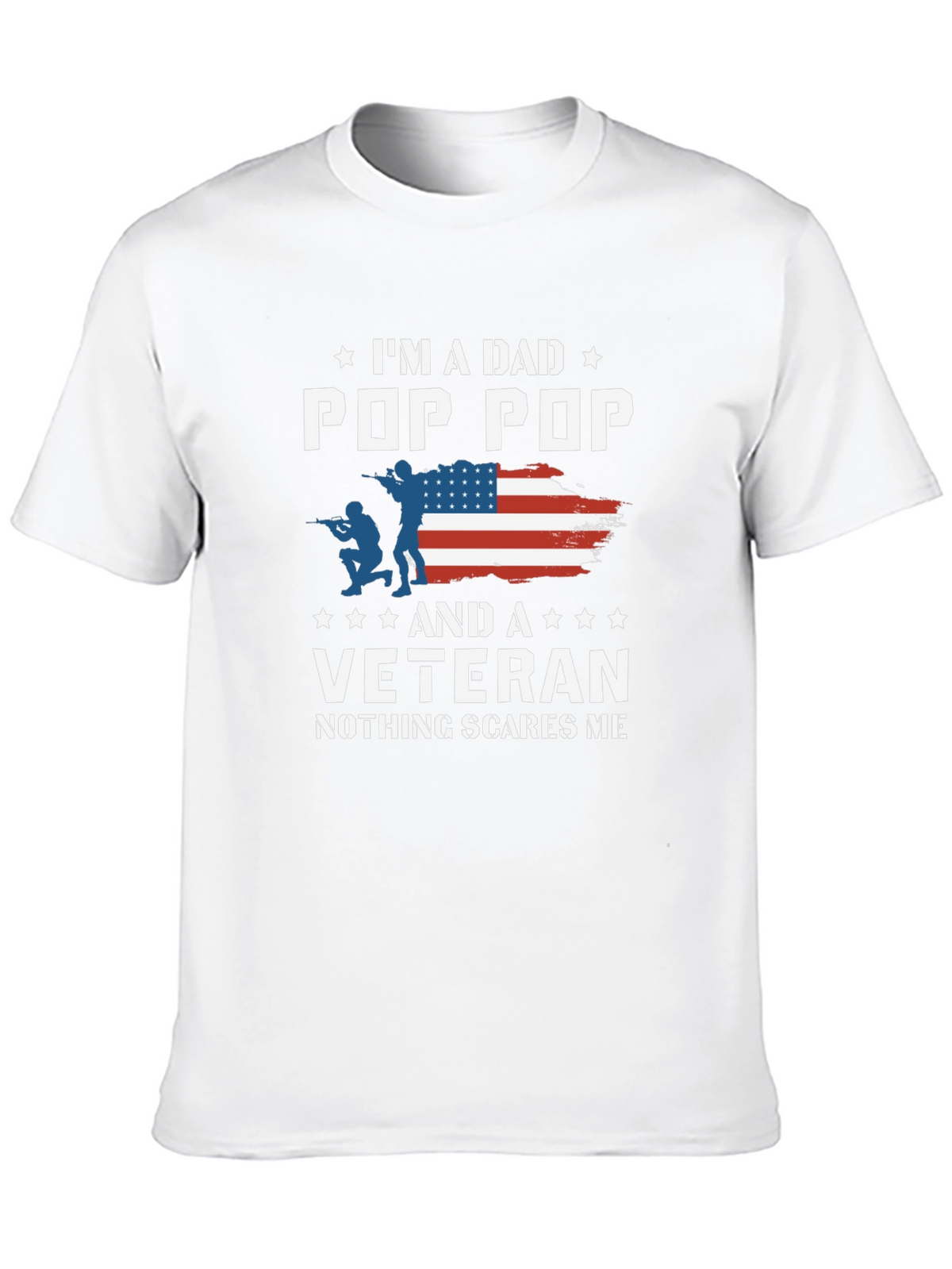 Dad Pop Pop Veteran T-Shirt