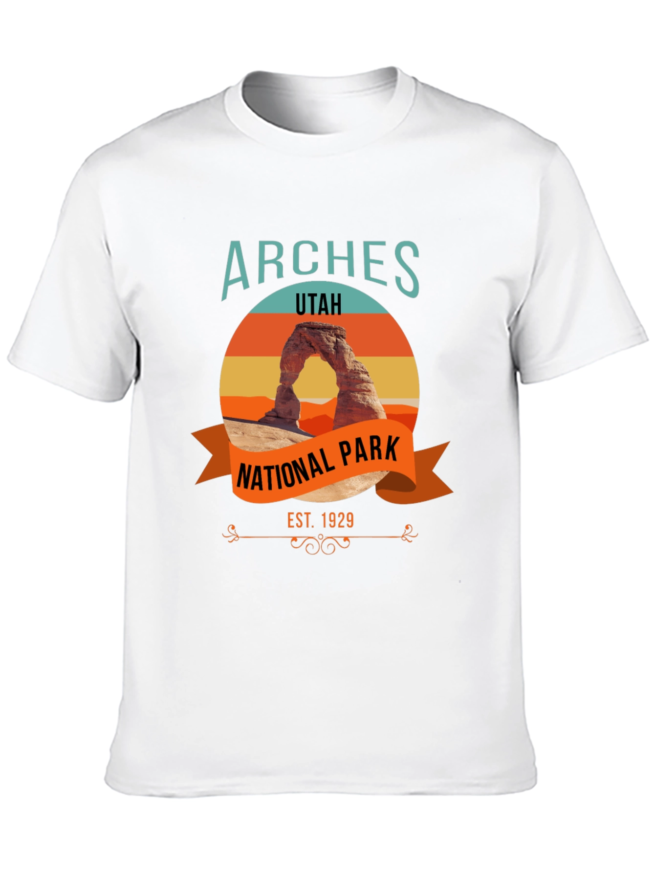 Arches National Park Black T-Shirt