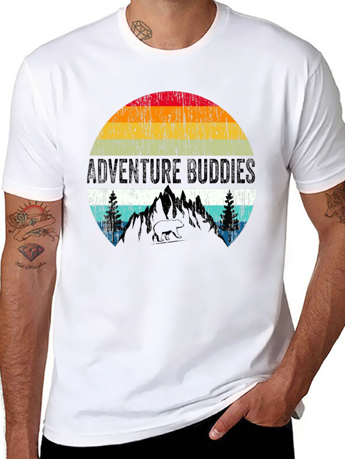 Adventure Buddies Graphic Tee - Outdoor Style