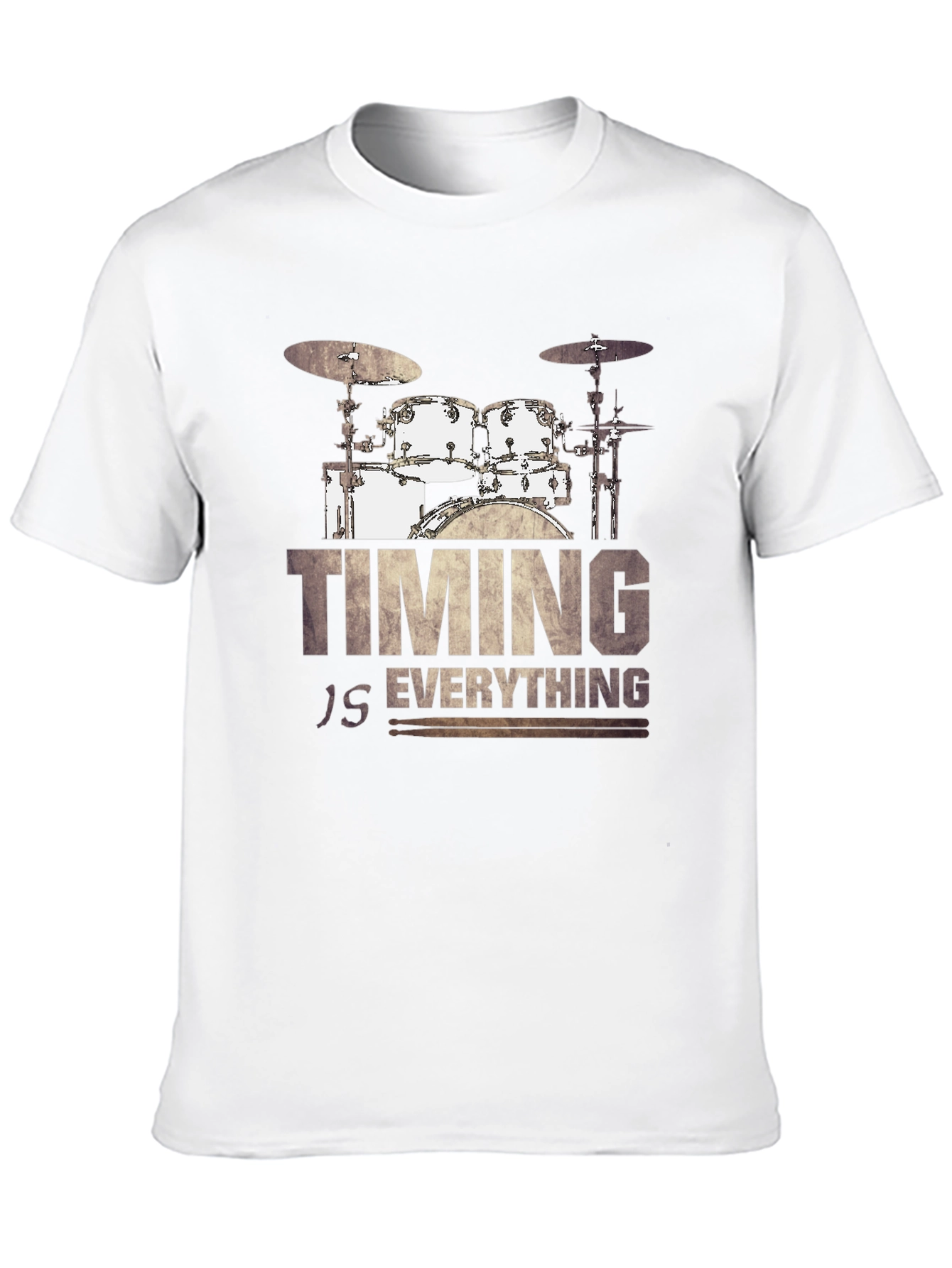 Timing Is Everything Drum Set T-Shirt