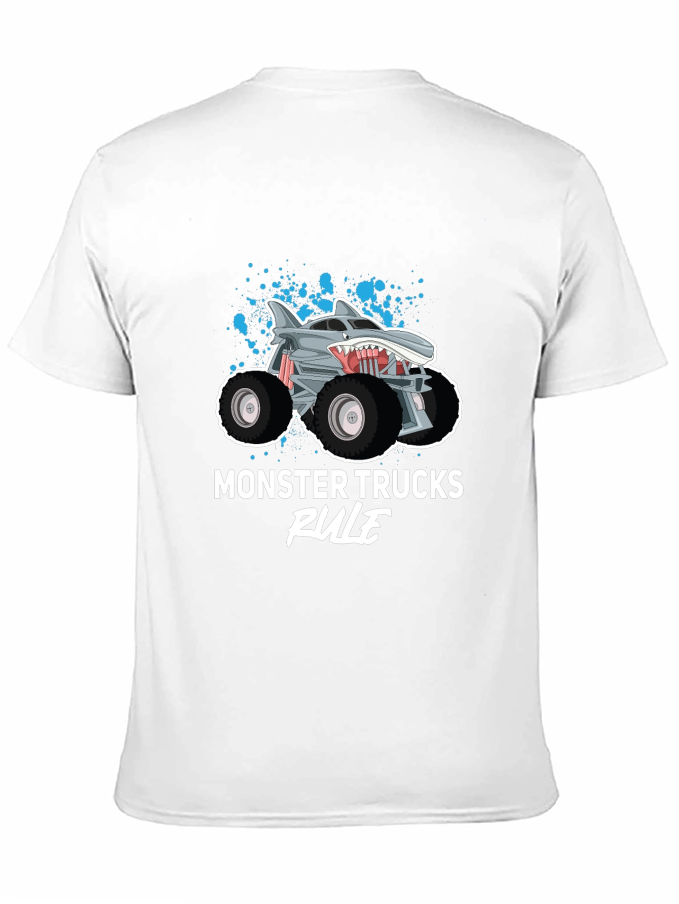 Monster Truck Rule Black T-Shirt