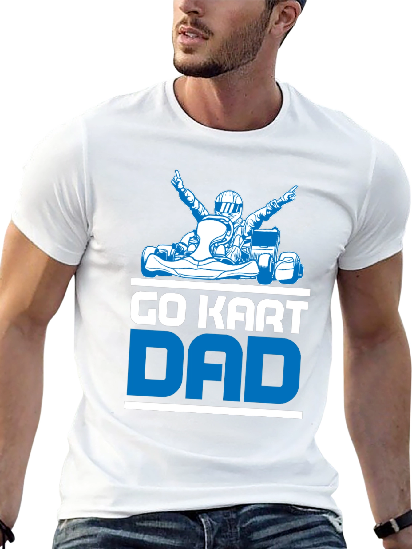 Go Kart Dad T-Shirt - Racing Fathers Day Tee