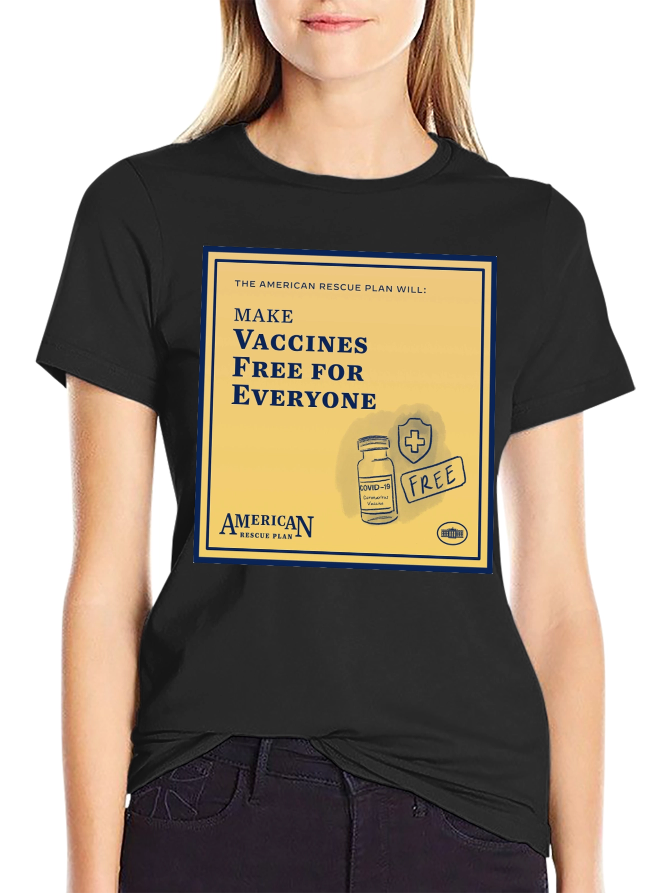 American Rescue Plan T-Shirt - Free Vaccines
