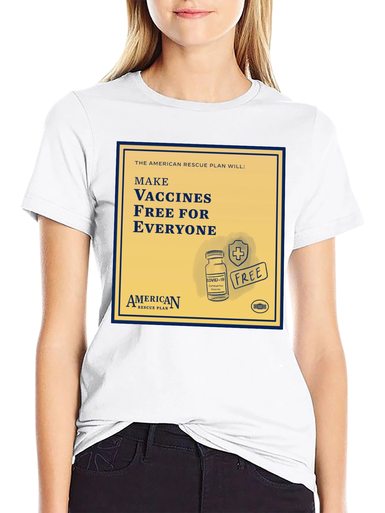 American Rescue Plan T-Shirt - Free Vaccines