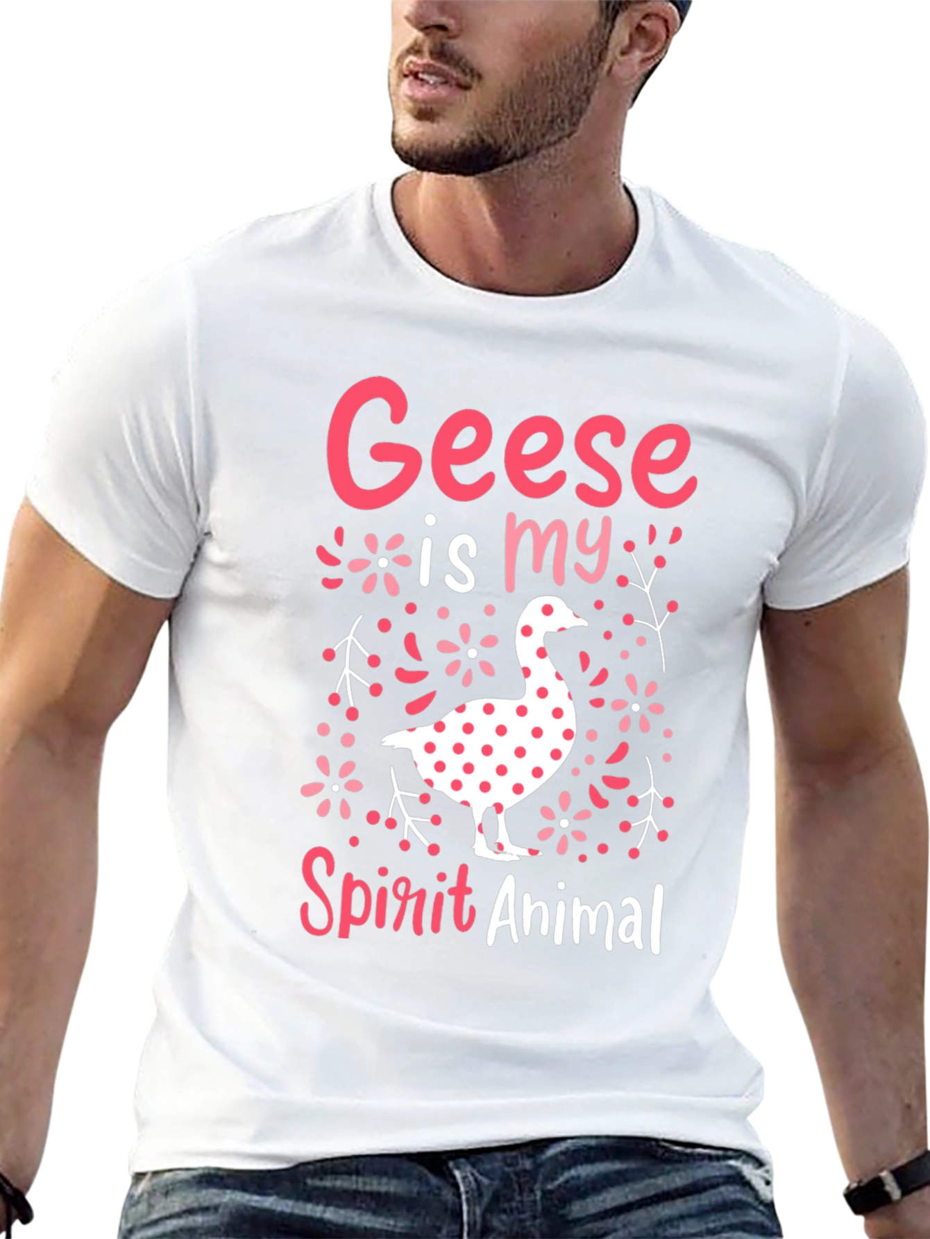 Geese Spirit Animal T-Shirt Funny Goose Lover Tee