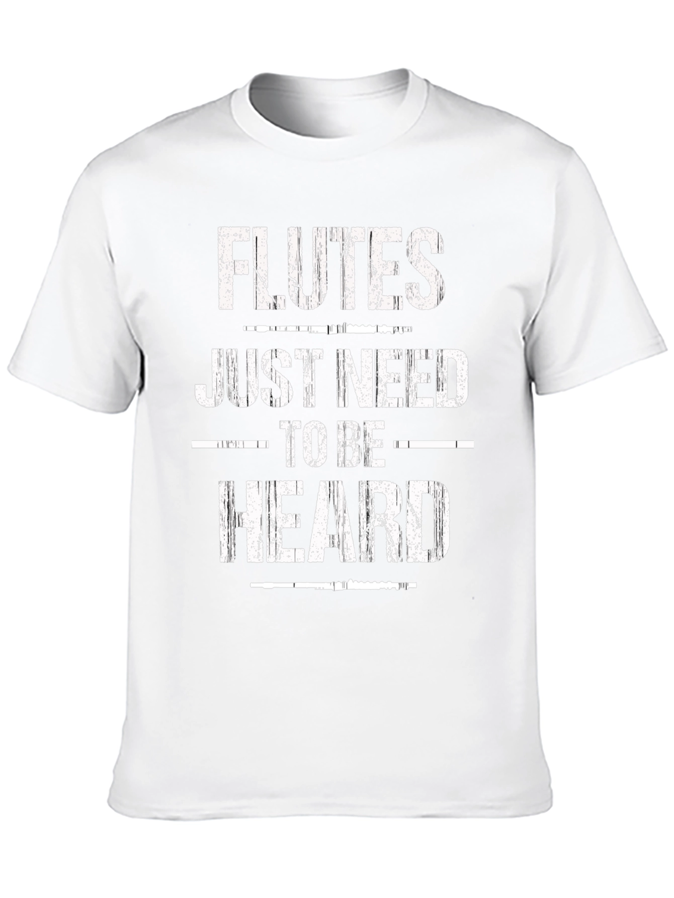 Flutes Need to be Heard Graphic T-Shirt