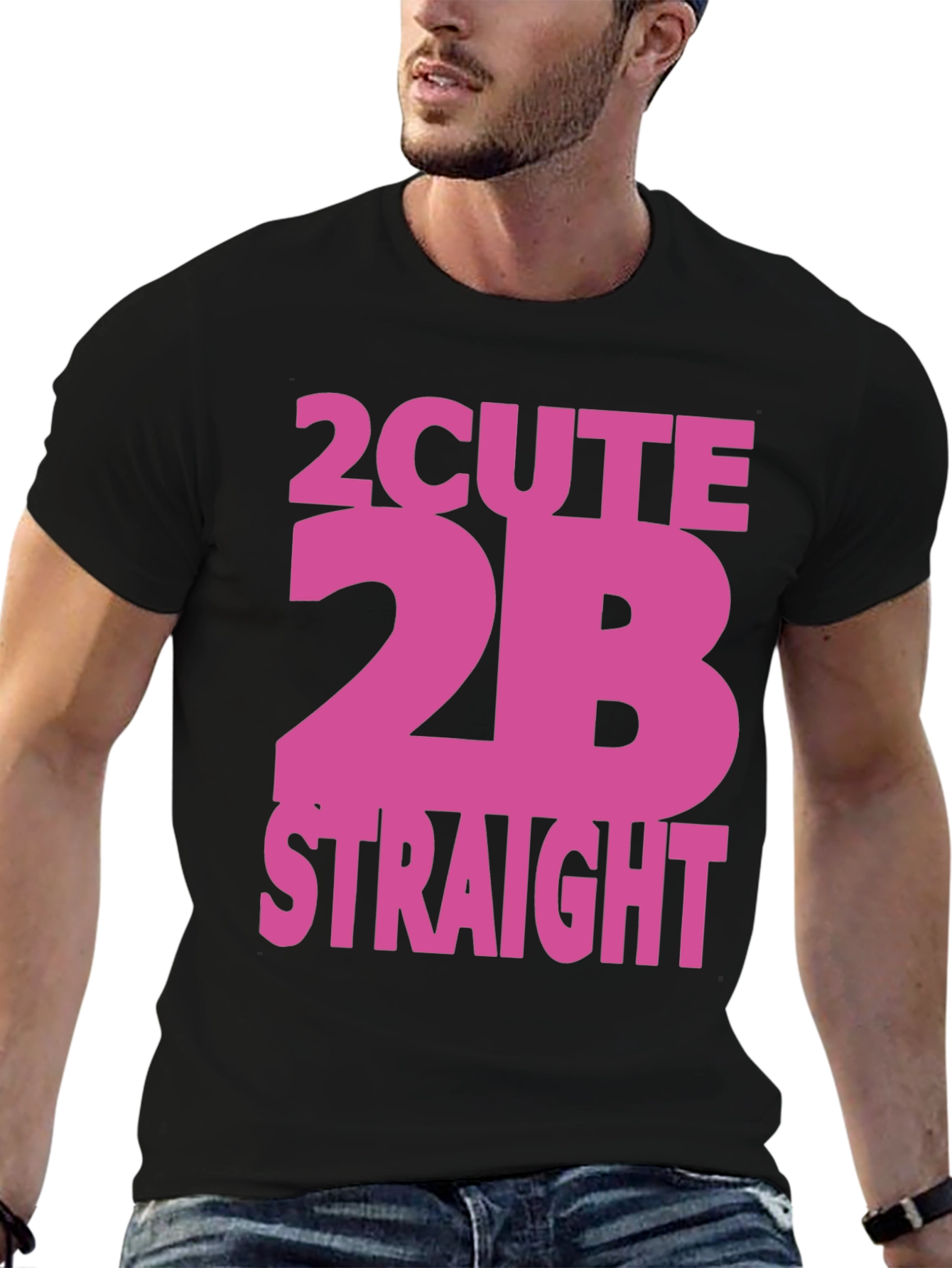 2 Cute 2B Straight Graphic Tee