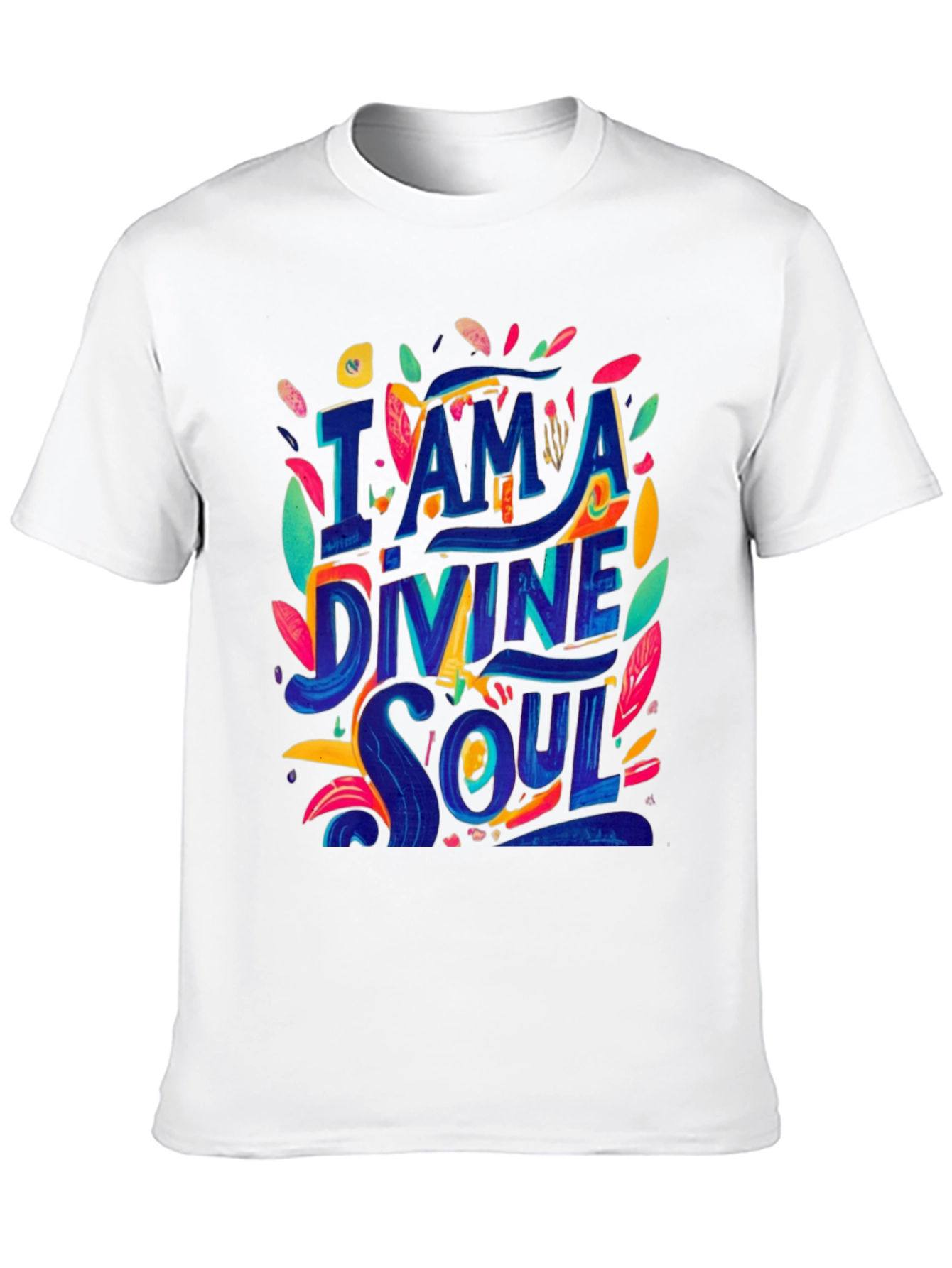 I am a Divine Soul Black Graphic Tee
