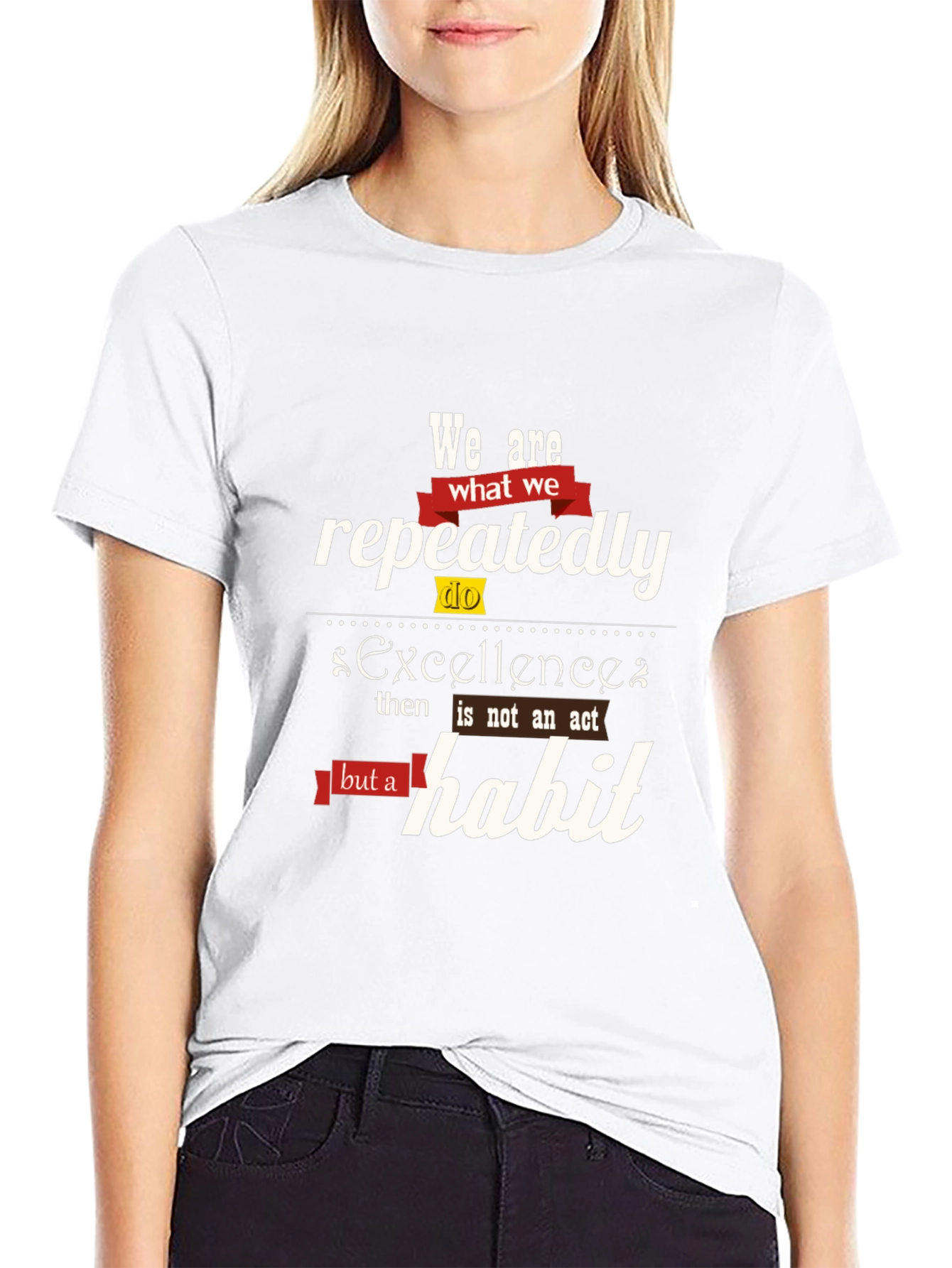 Excellence Habit Tee - Motivational Quote Shirt