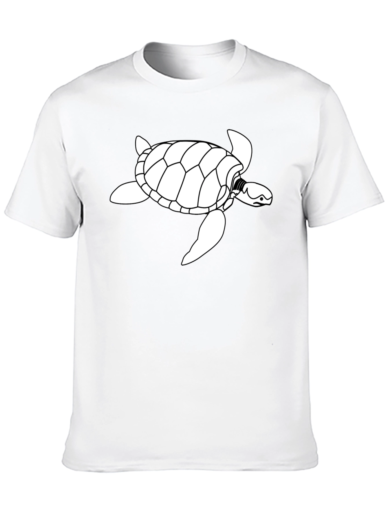 Black Turtle Graphic Tee - Relaxed Fit Casual Shirt