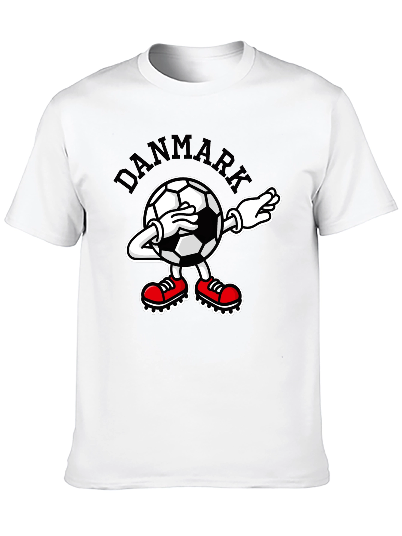 Denmark Soccer Dabbing T-Shirt