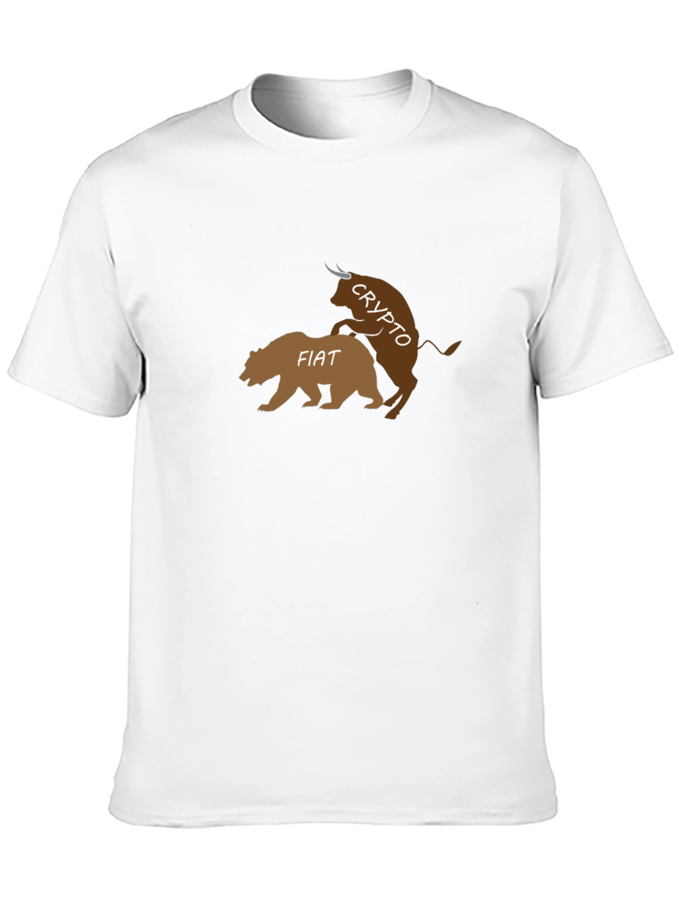 Crypto Bull vs Fiat Bear T-Shirt