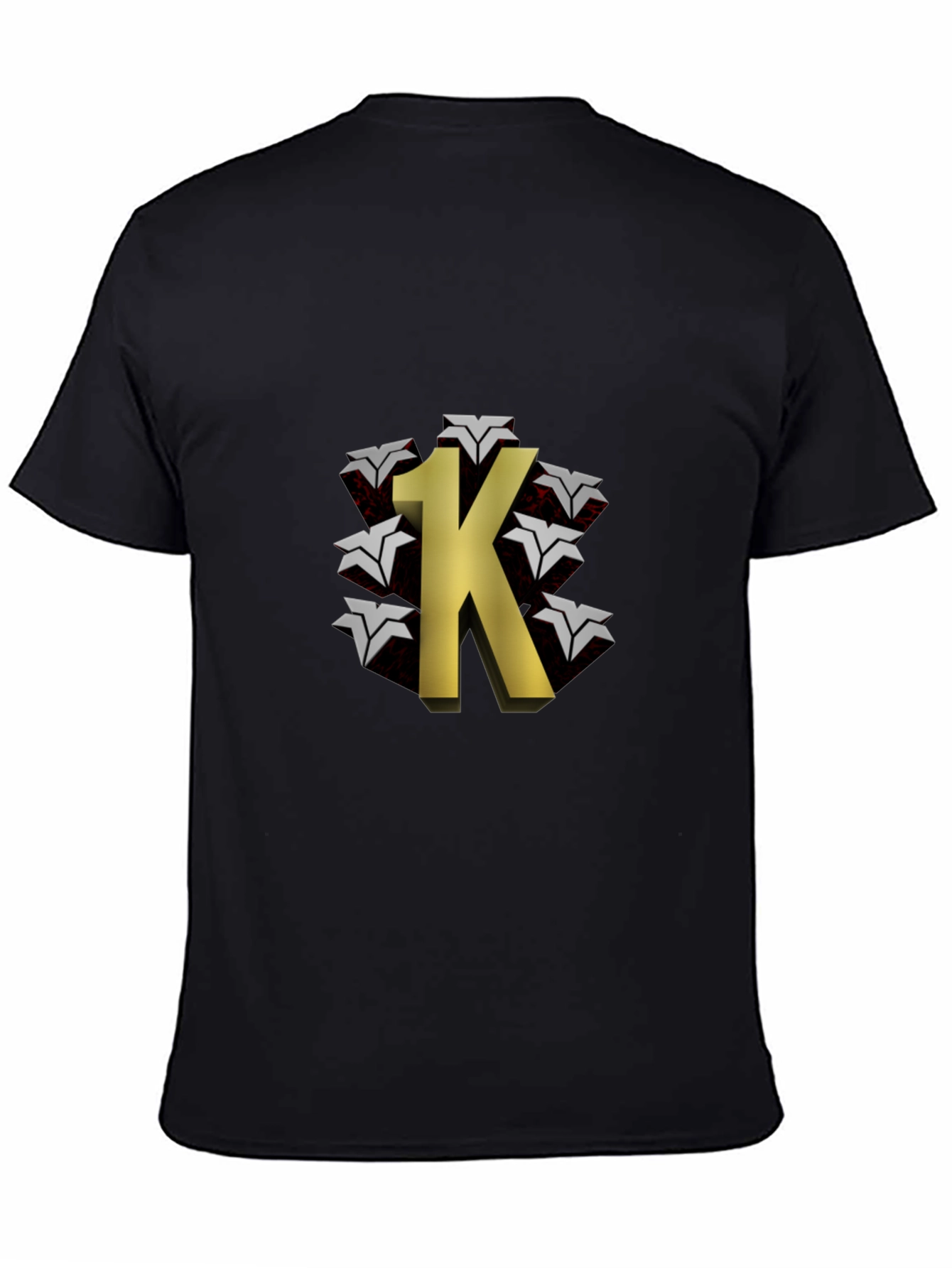 1K Graphic Black T-Shirt