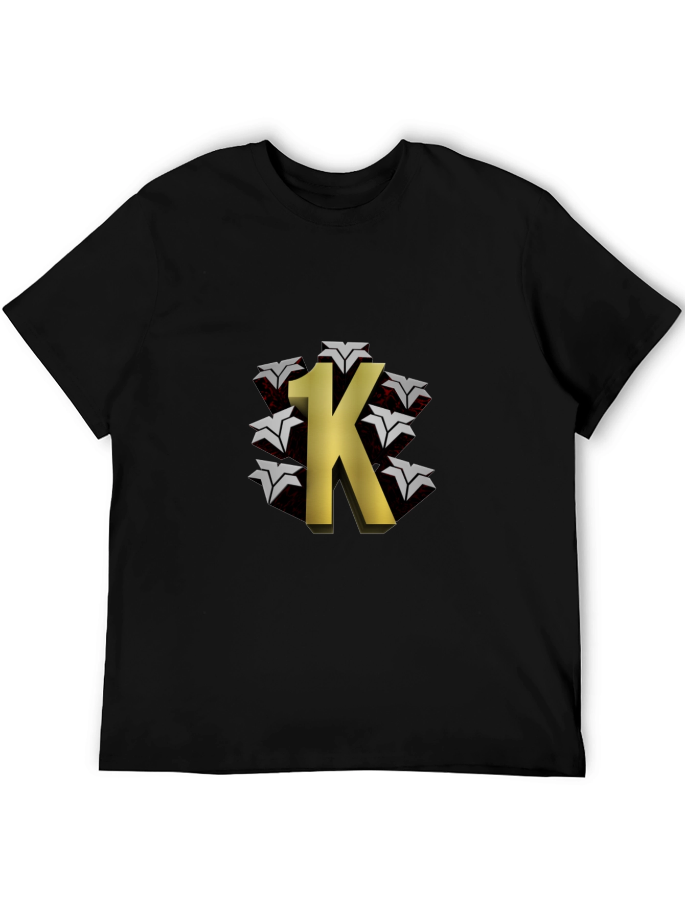 1K Graphic Black T-Shirt
