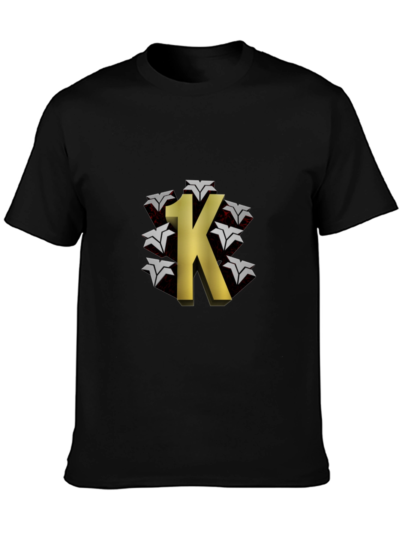 1K Graphic Black T-Shirt