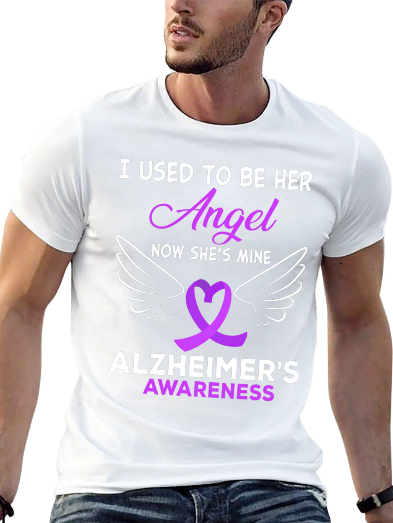 Alzheimers Awareness Angel T-Shirt