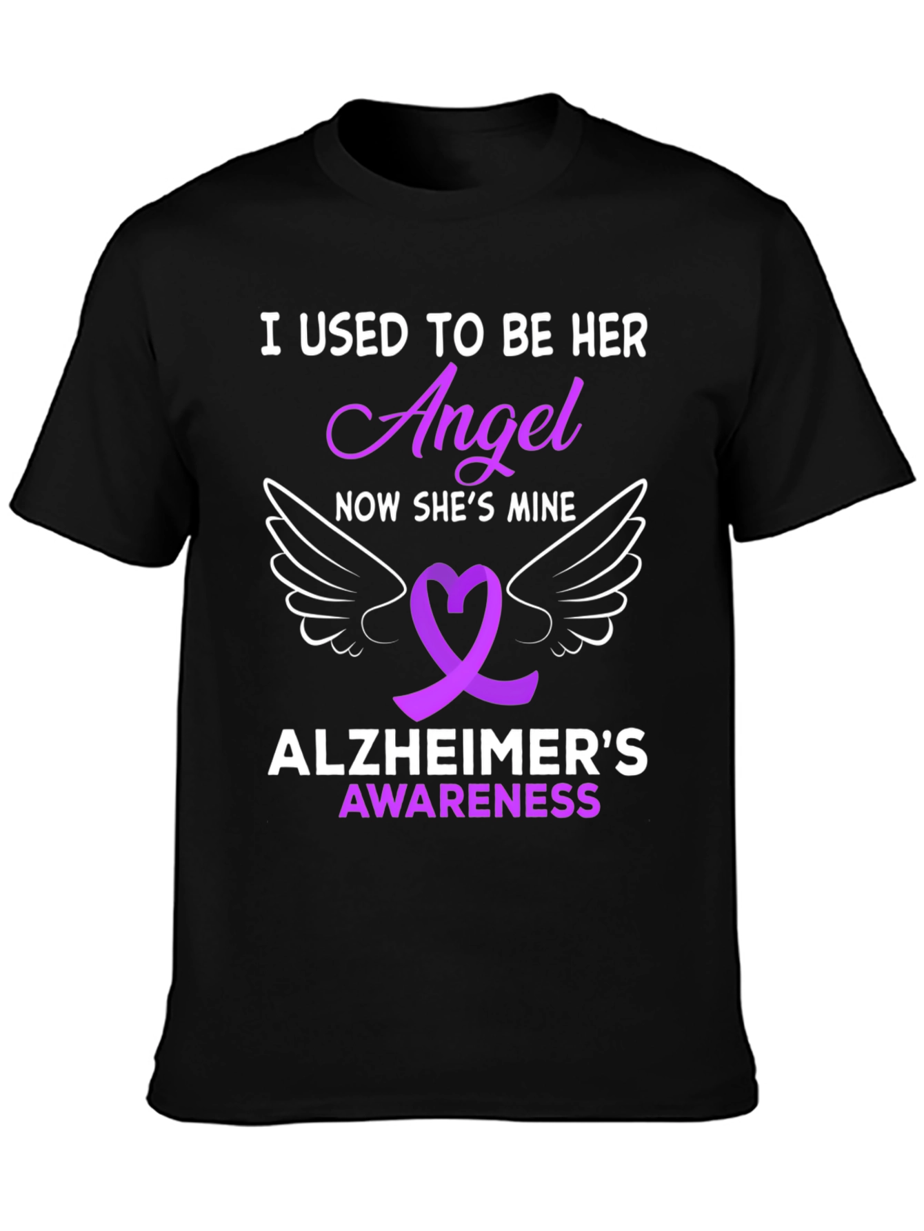Alzheimers Awareness Angel T-Shirt