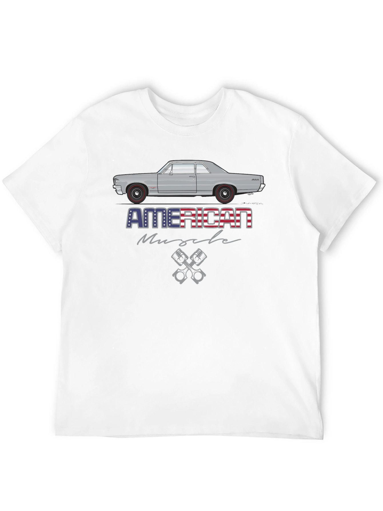 American Muscle Car Graphic T-Shirt