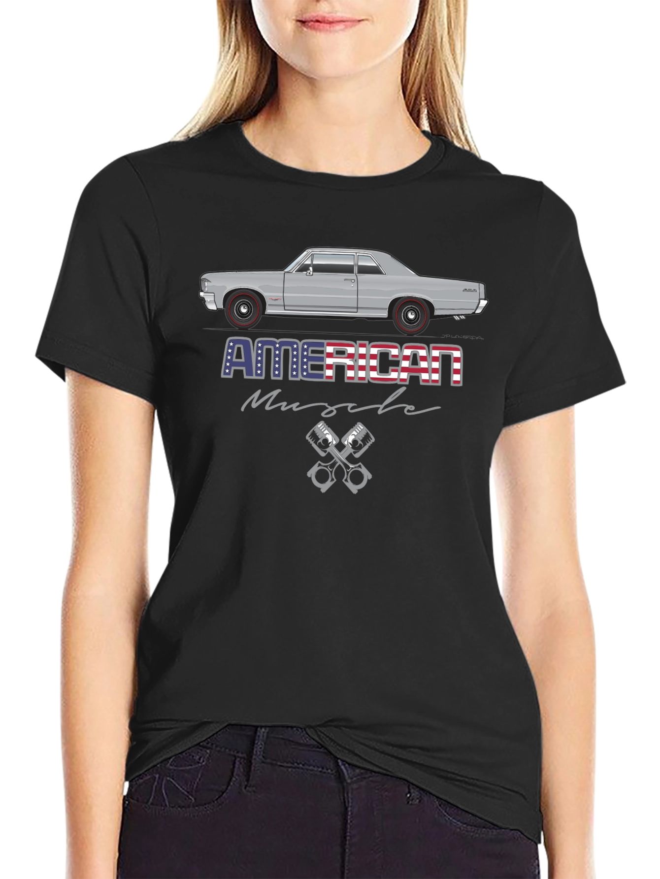 American Muscle Car Graphic T-Shirt