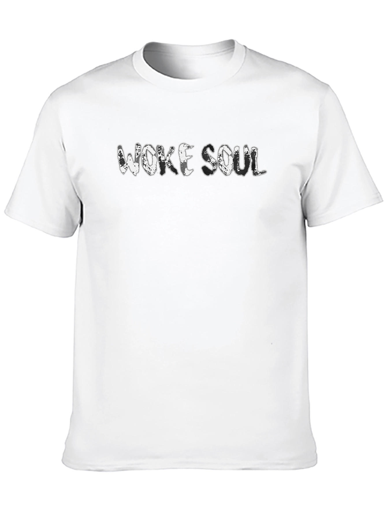 Woke Soul Black Graphic Tee - Stylish Comfort