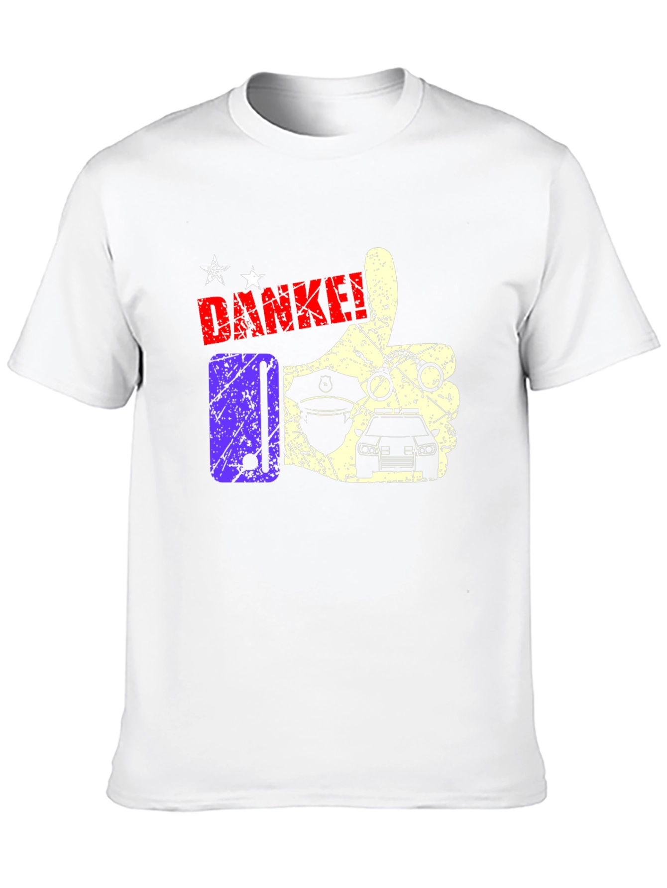 Police Danke T-Shirt - Law Enforcement Appreciation Tee