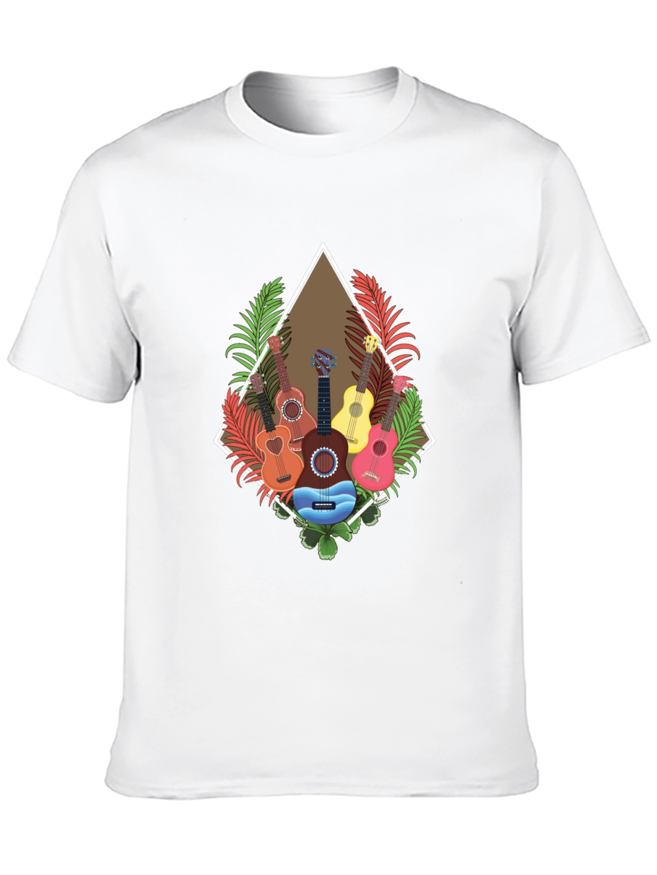 Tropical Guitar T-Shirt: Island Style
