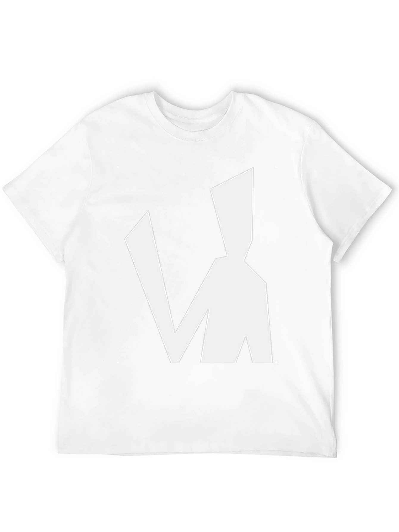 Abstract Man Graphic Black T-Shirt