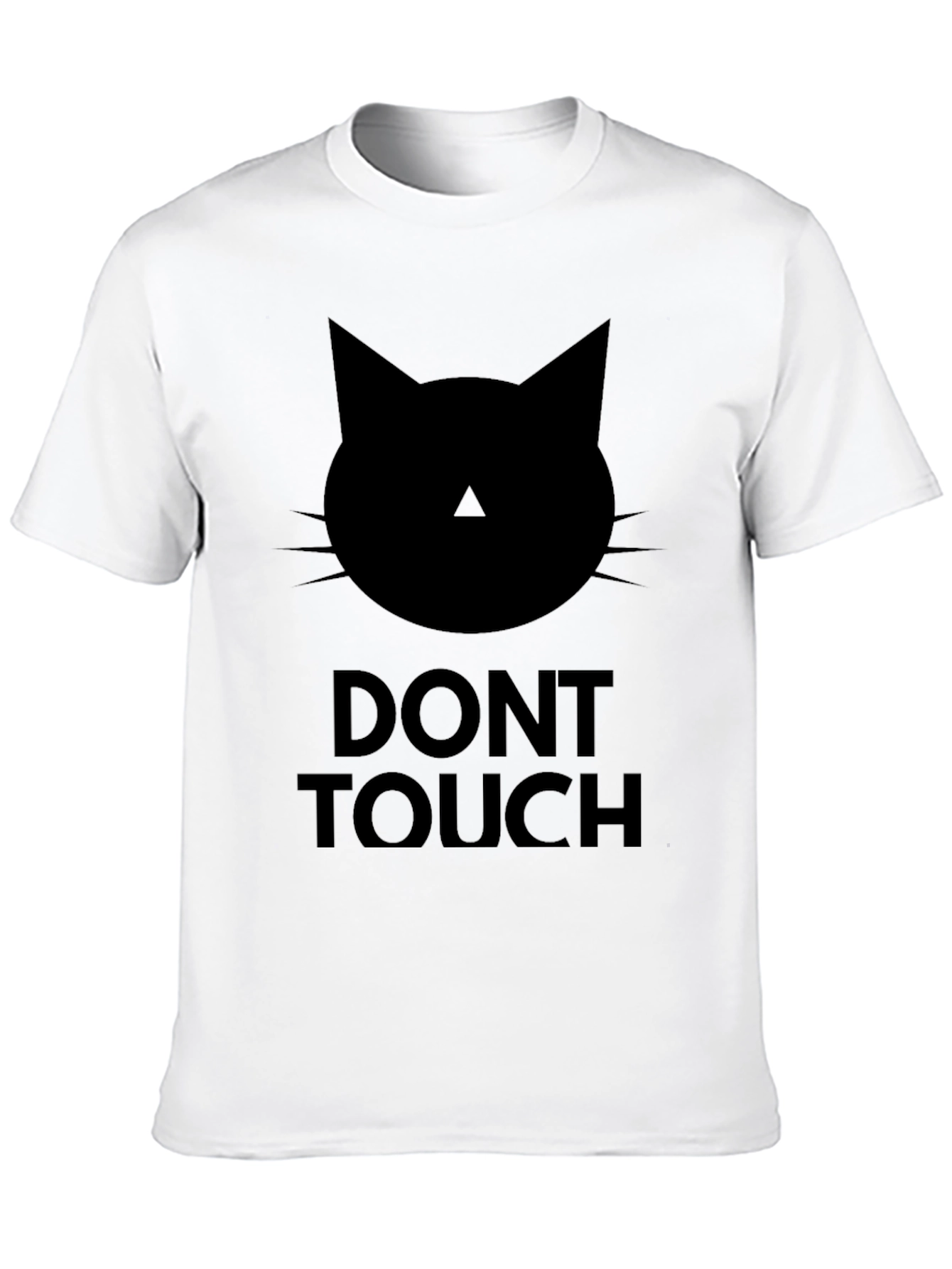 Dont Touch Black Cat Graphic Tee
