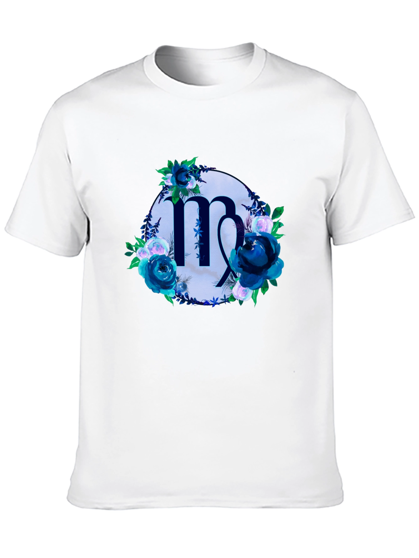 Virgo Zodiac Floral T-Shirt