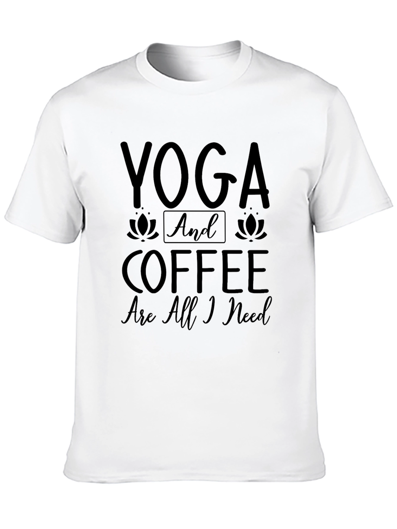 Yoga & Coffee T-Shirt: The Perfect Balance!