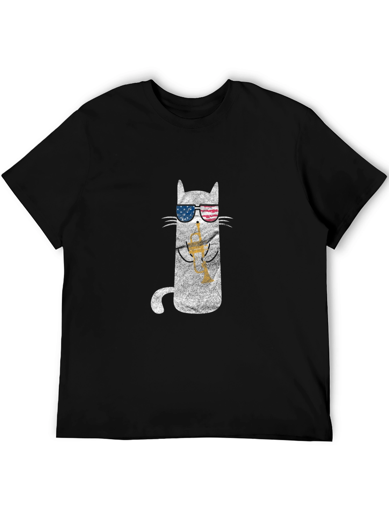 American Cat Saxophone T-Shirt