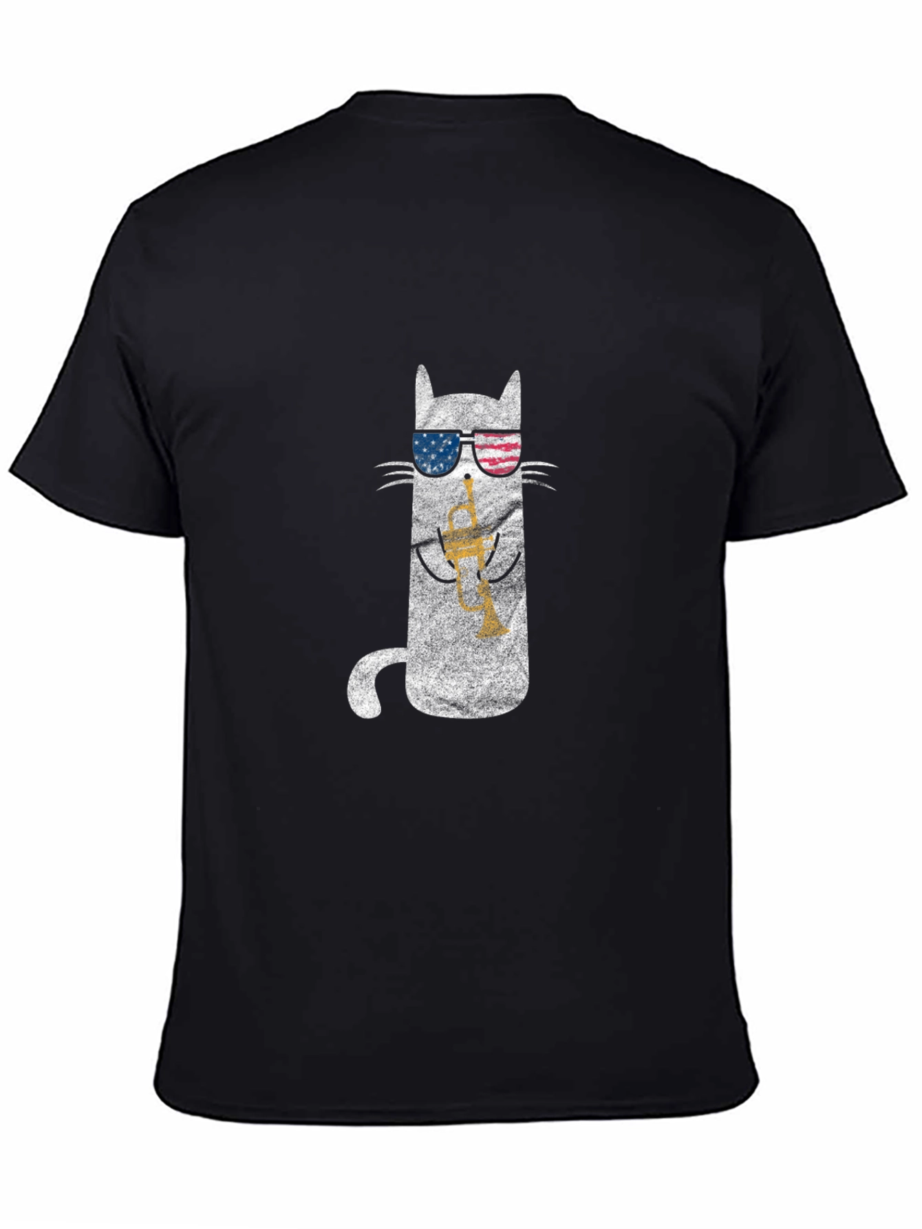 American Cat Saxophone T-Shirt