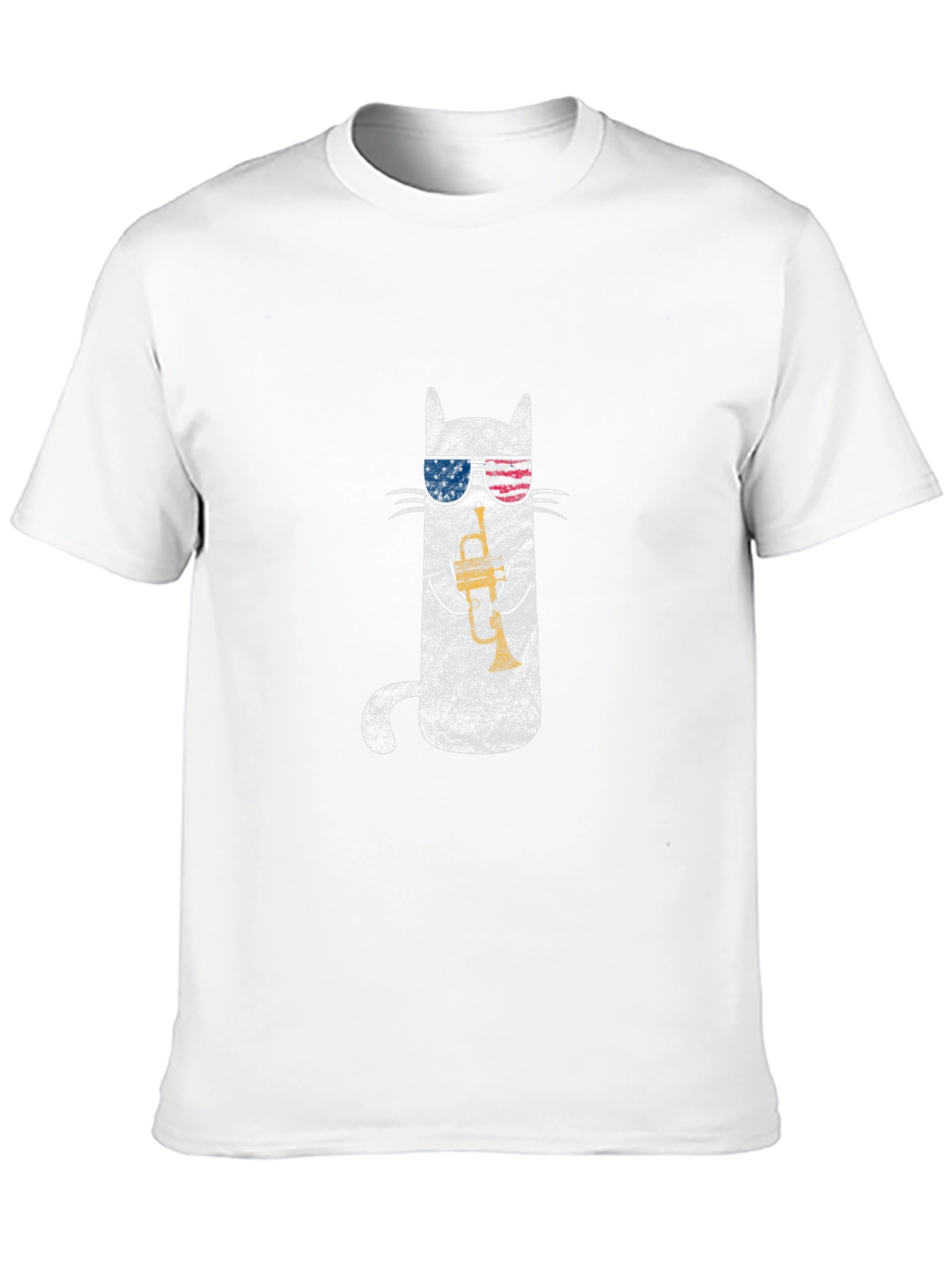 American Cat Saxophone T-Shirt