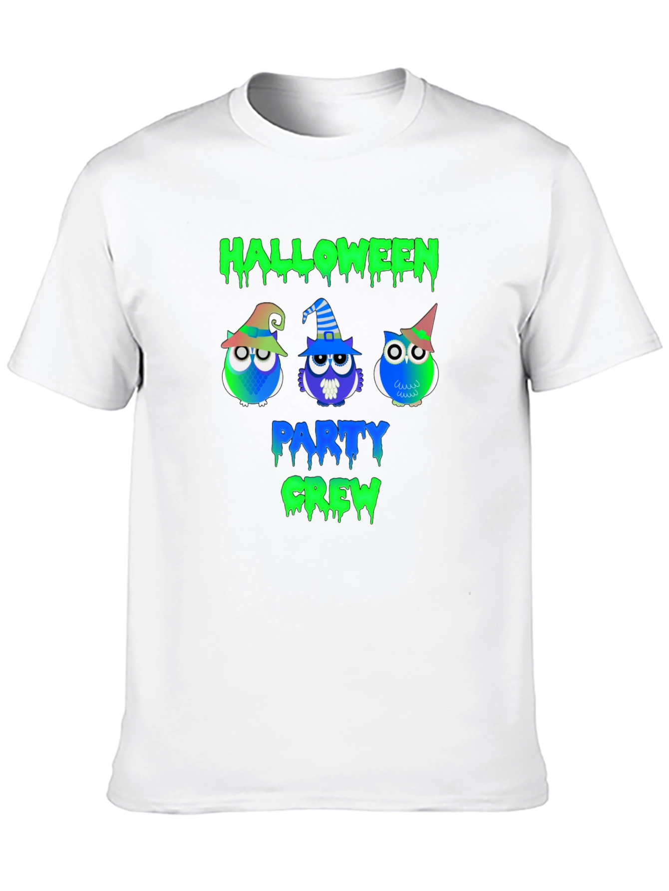 Halloween Party Crew Owl T-Shirt