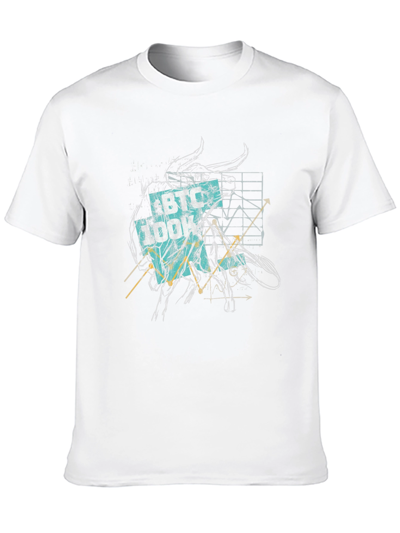 BTC Bull Graphic Tee - Crypto Trader Style