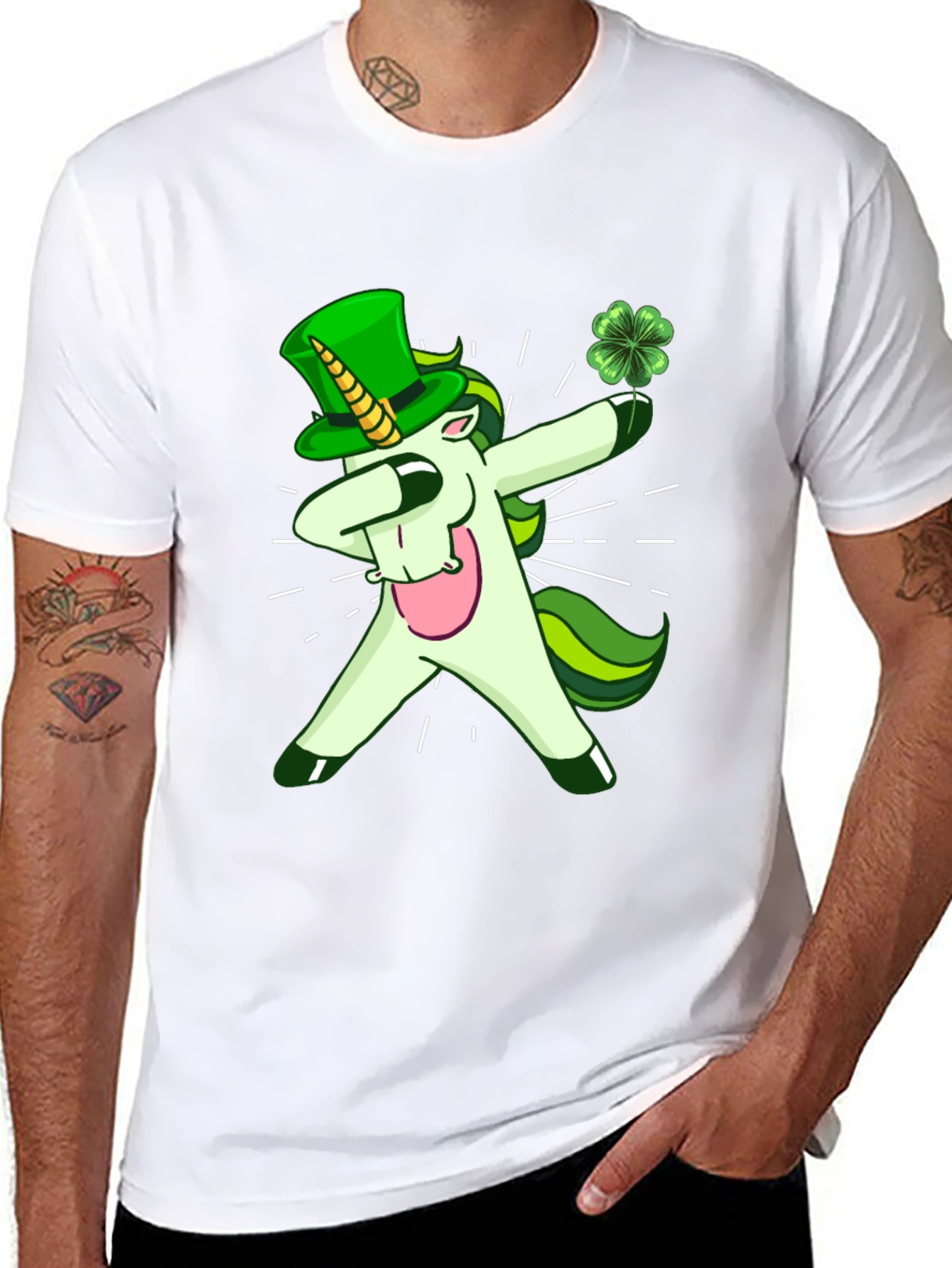 St. Patricks Day Dab Unicorn T-Shirt