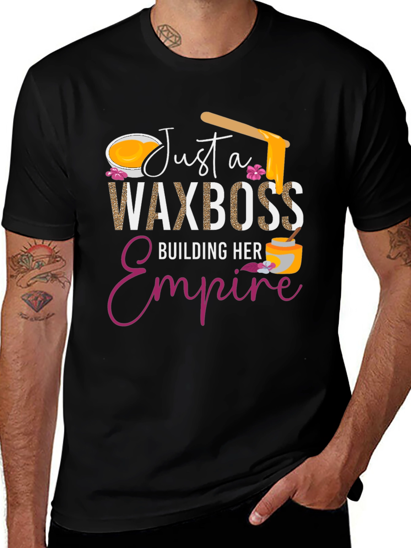Just a Wax Boss T-Shirt - Building Her Empire