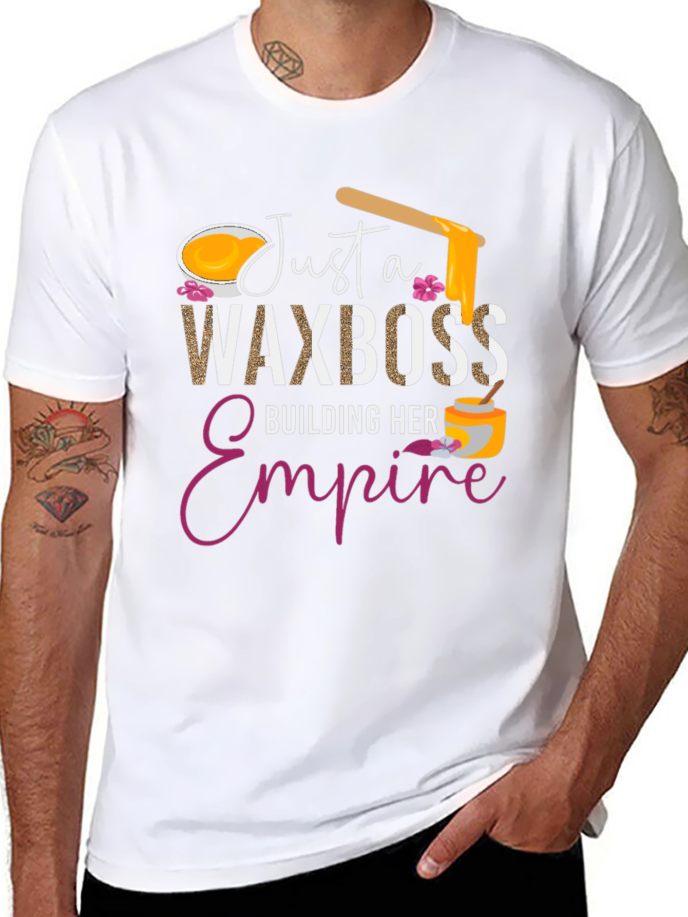 Just a Wax Boss T-Shirt - Building Her Empire