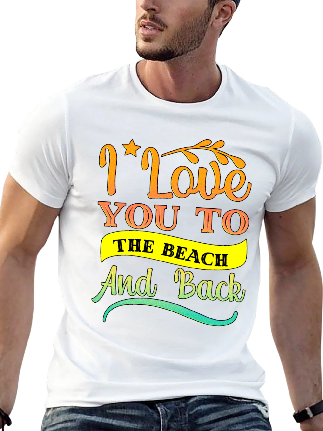 I Love You to the Beach Graphic Tee