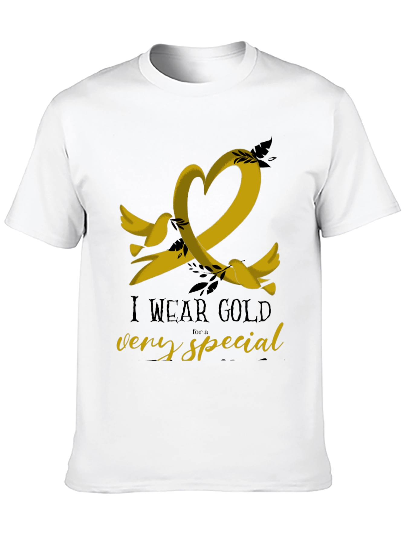 I Wear Gold T-Shirt