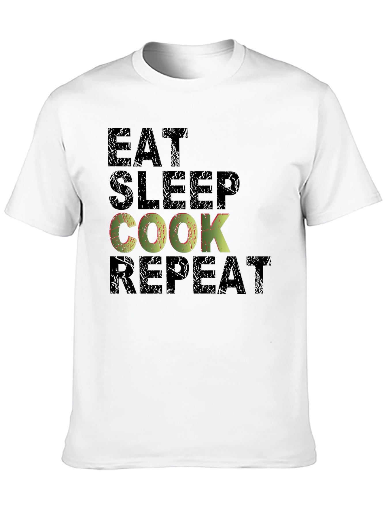 Eat Sleep Cook Repeat Graphic Tee