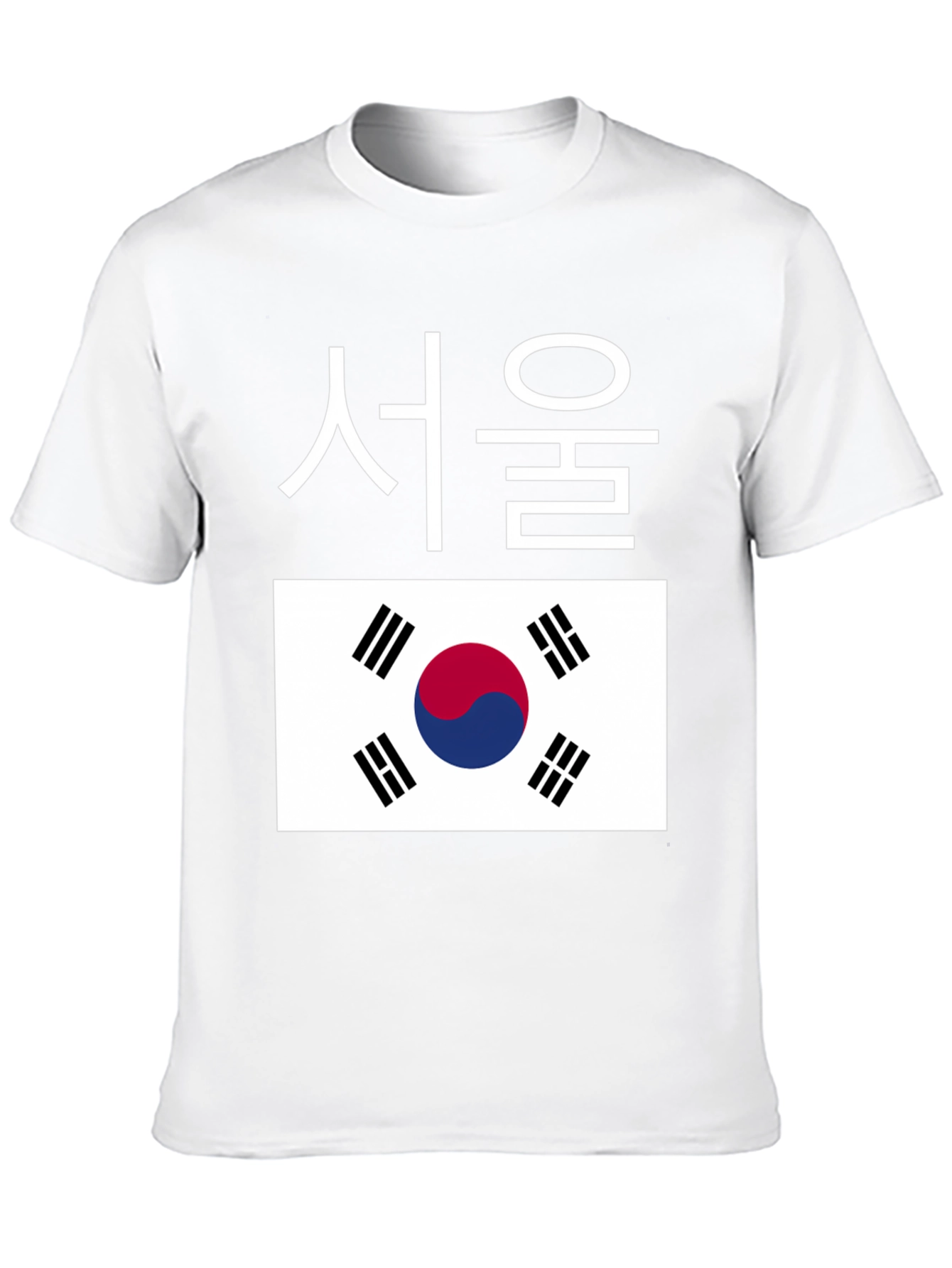 Seoul Korea Flag T-Shirt