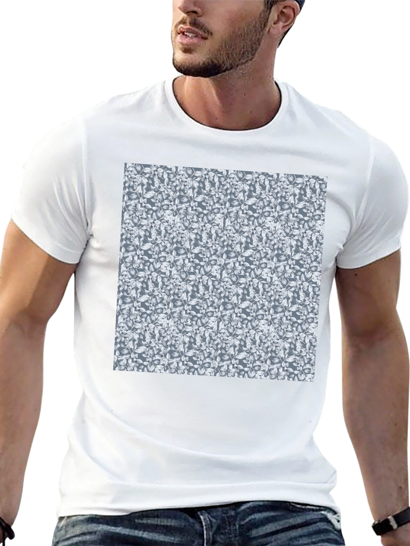 Patterned Mens Graphic Tee