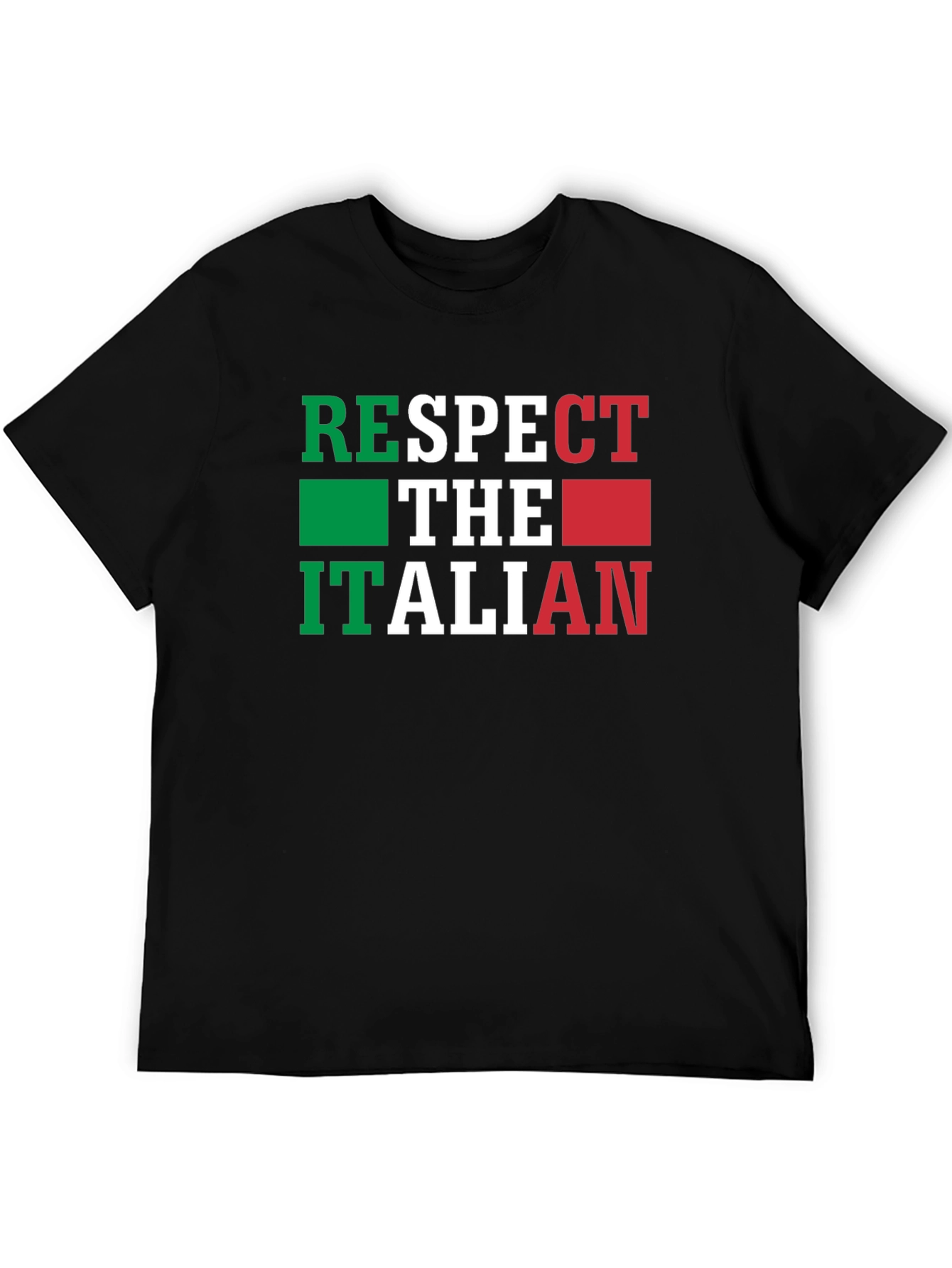 Respect the Italian Flag Pride T-Shirt